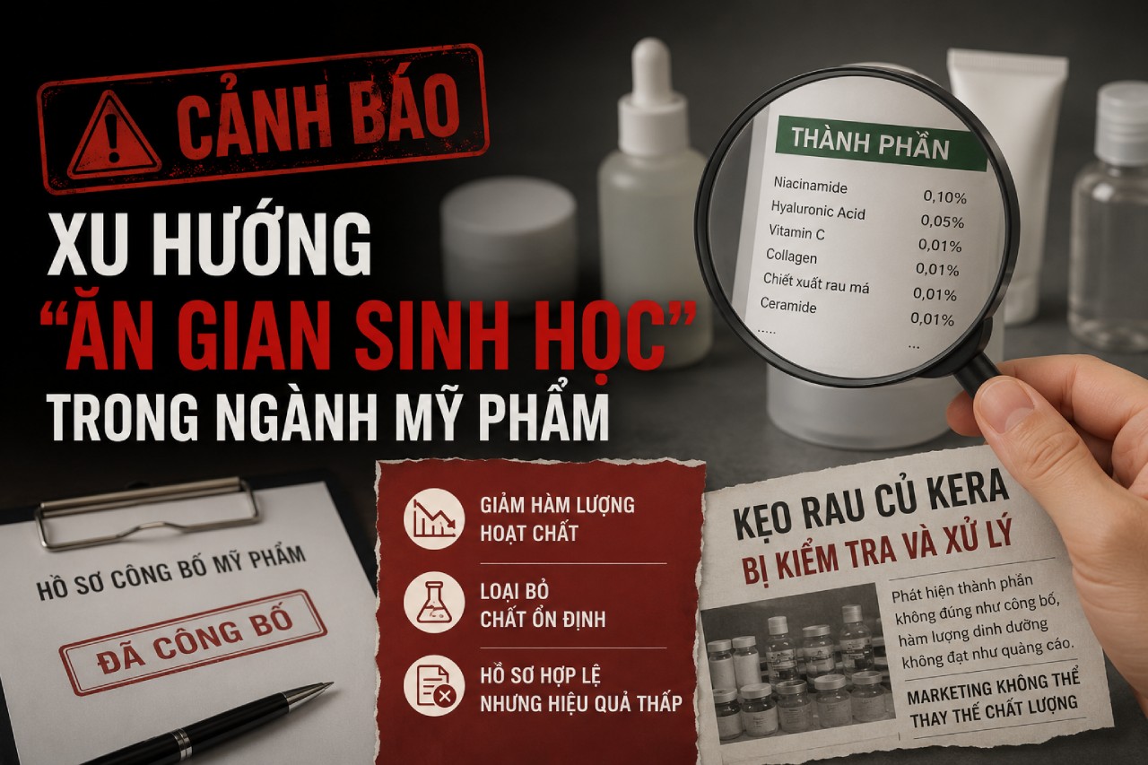 Cảnh báo xu hướng “ăn gian sinh học” trong ngành mỹ phẩm