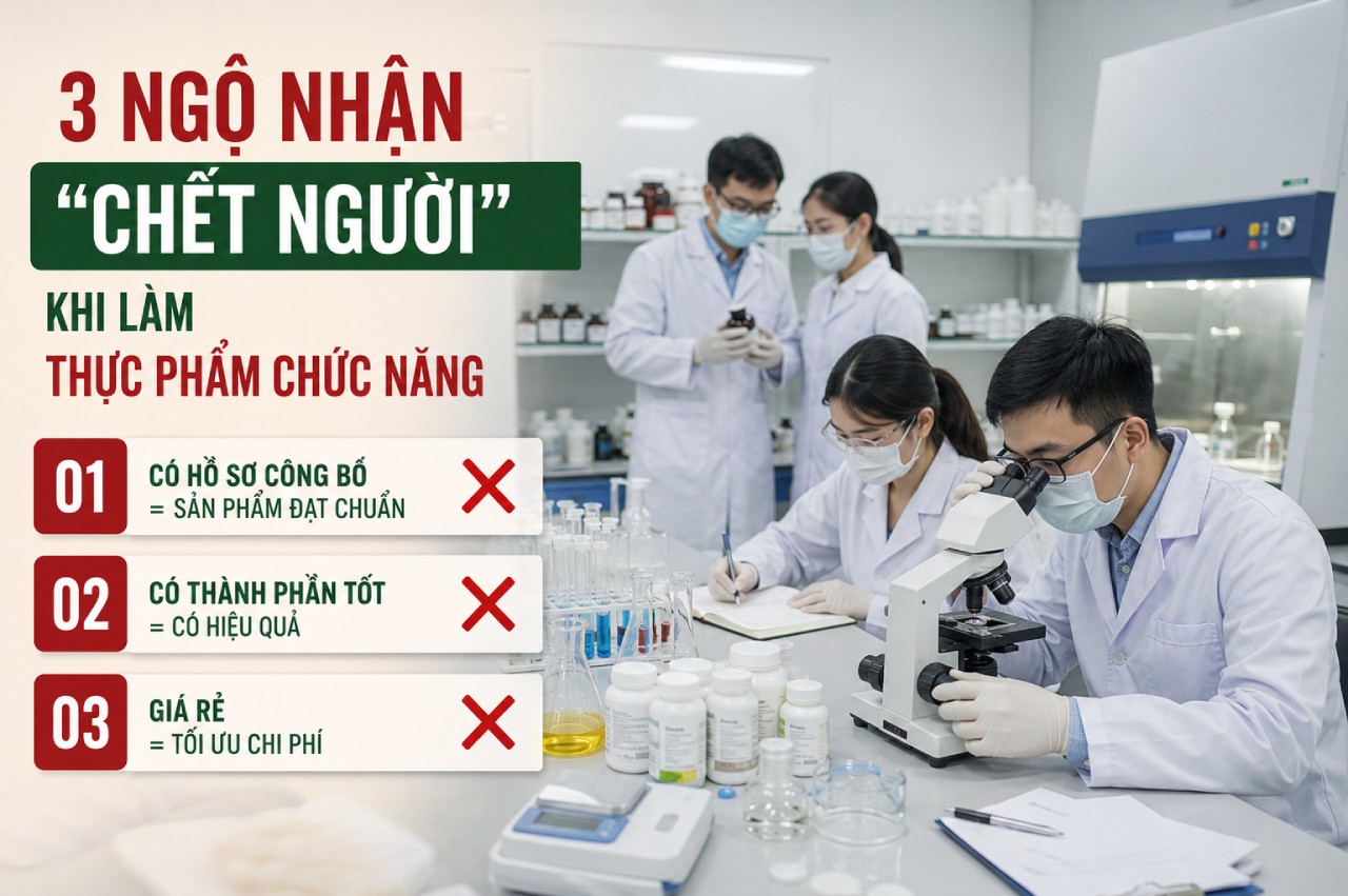 3 ngộ nhận “chết người” khi làm thực phẩm chức năng