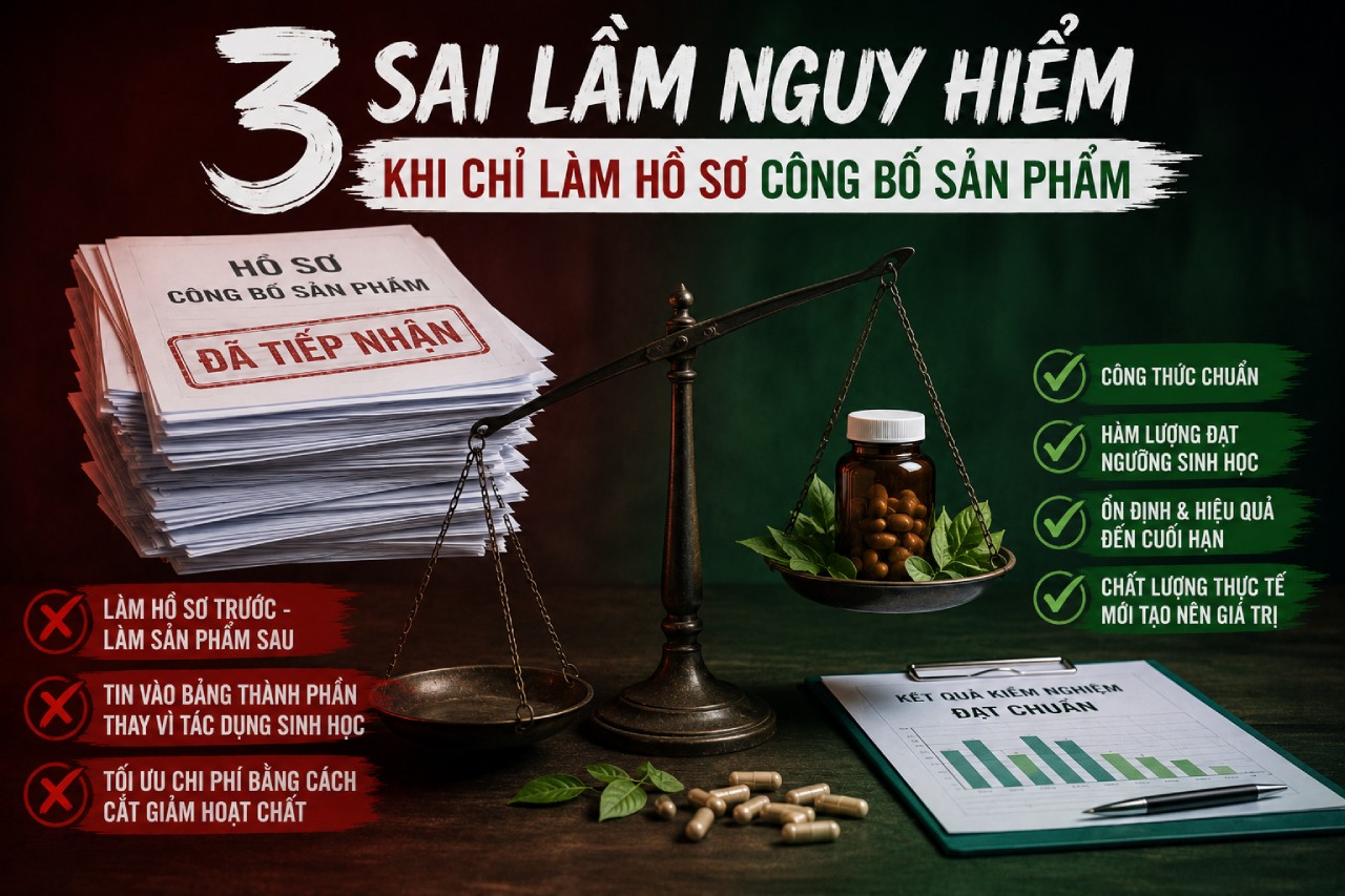 3 sai lầm nguy hiểm khi chỉ làm hồ sơ công bố sản phẩm