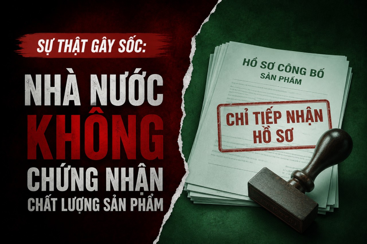 Sự thật gây sốc: Nhà nước không chứng nhận chất lượng sản phẩm