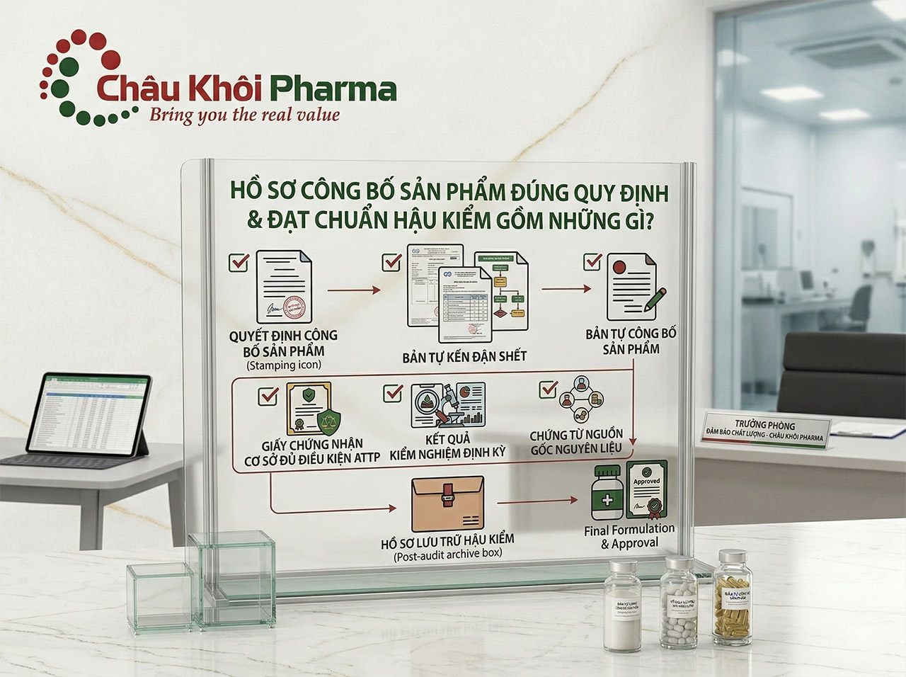 Hồ sơ c&ocirc;ng bố sản phẩm đ&uacute;ng quy định