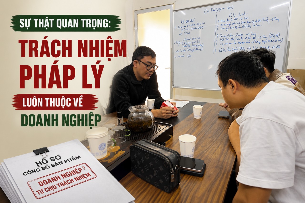Sự thật quan trọng: Tr&aacute;ch nhiệm ph&aacute;p l&yacute; lu&ocirc;n thuộc về doanh nghiệp