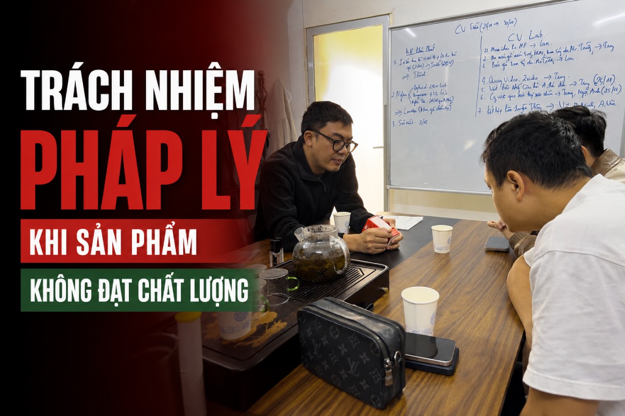 Tr&aacute;ch nhiệm ph&aacute;p l&yacute; khi sản phẩm kh&ocirc;ng đạt chất lượng l&agrave; g&igrave;?