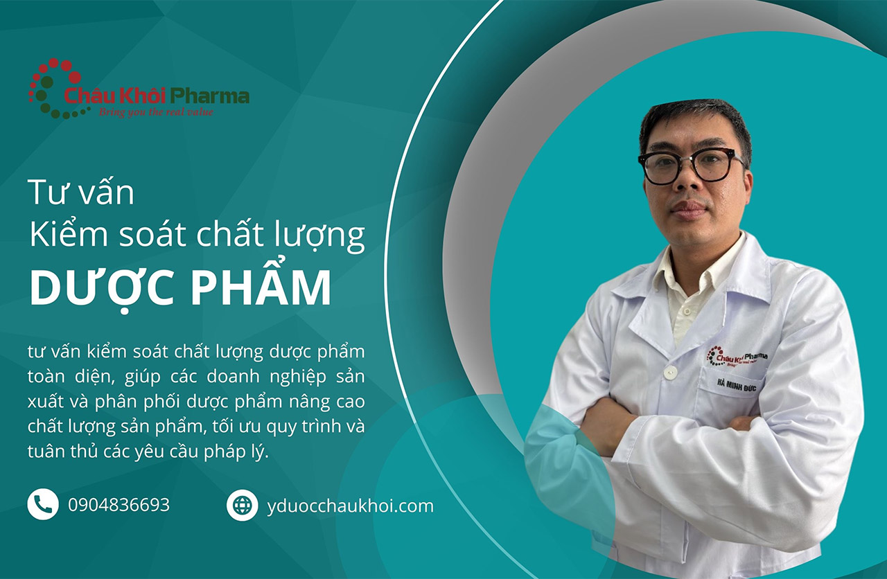 tư vấn kiểm soát chất lượng dược phẩm