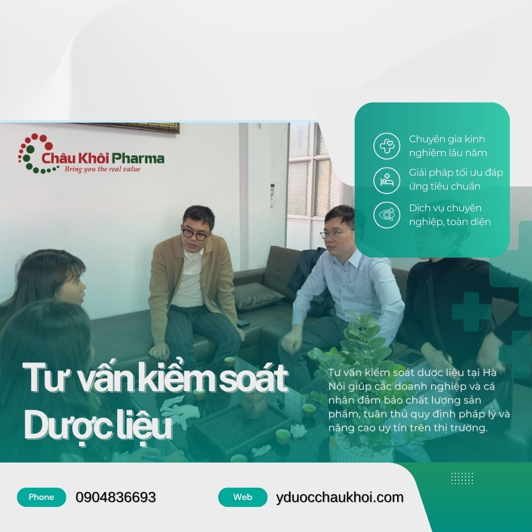 tư vấn kiểm soát dược liệu tại Hà Nội
