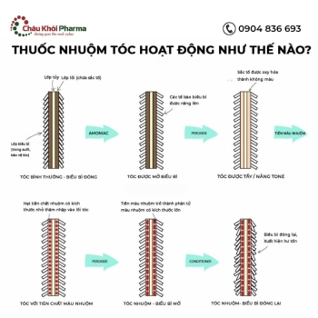 Hiểu về cơ chế hoạt động của thuốc nhuộm tóc