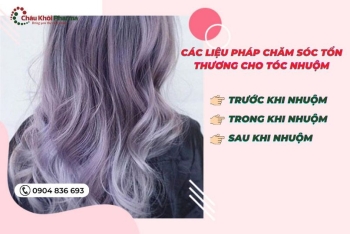 Các liệu pháp chăm sóc tóc tổn thương do thuốc nhuộm
