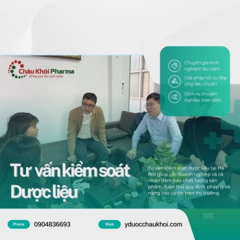 Đơn vị tư vấn kiểm soát dược liệu tại Hà Nội